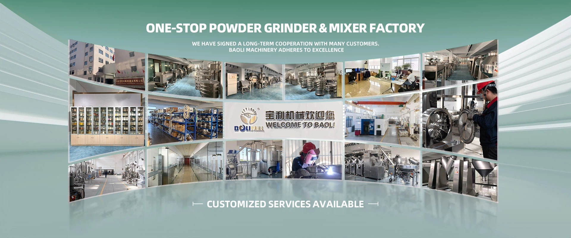 One-stop Powder Grinder & Mixer Factory